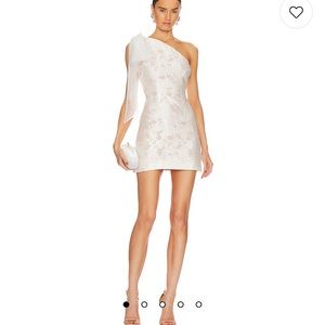 Elliatt Cream One Shoulder Dress